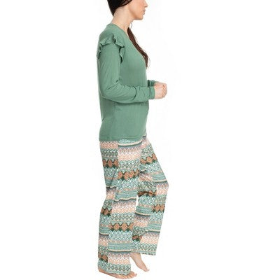 Muk Luks Sweet Paradise Pajama Set
