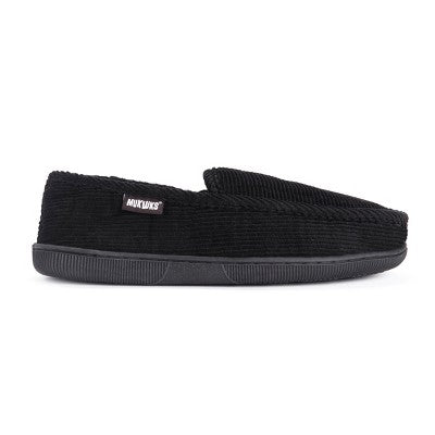 MUK LUKS Men's Corduroy Slipper With Flannel Lining