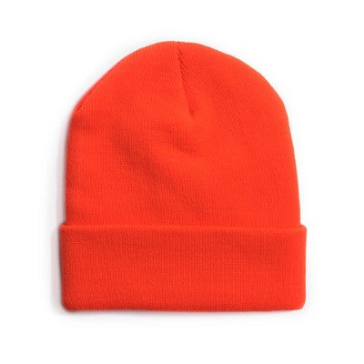 MUK LUKS Men's Cuff Cap, Blaze, One Size