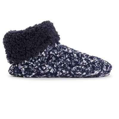 MUK LUKS Women's Popcorn Cuff Bootie Slippers