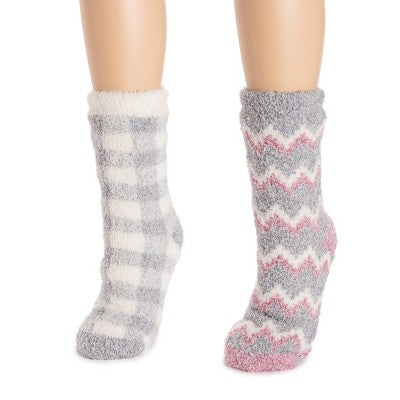 MUK LUKS Women's 2 Pack Cozy Cabin Socks