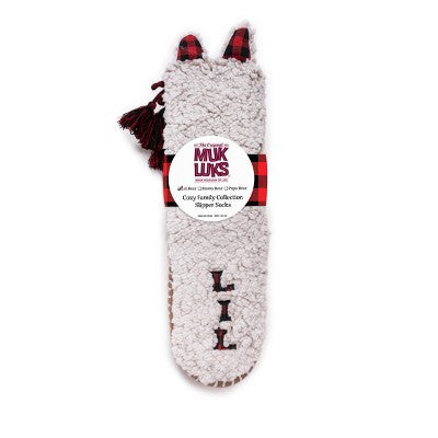 MUK LUKS Kid's Family Shearling Slipper Sock