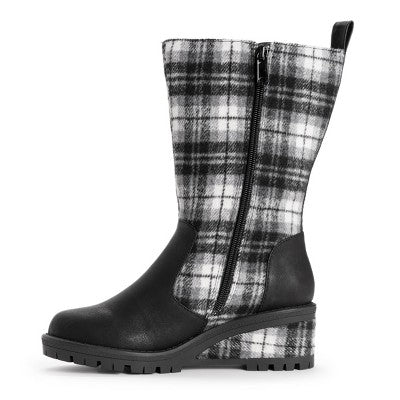 MUK LUKS Women's Norway Floro Wedge Boots