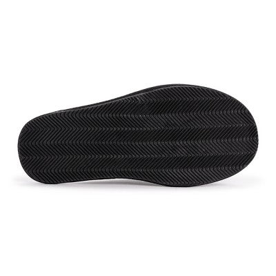 MUK LUKS Men's Dave Printed Berber Suede Scuff