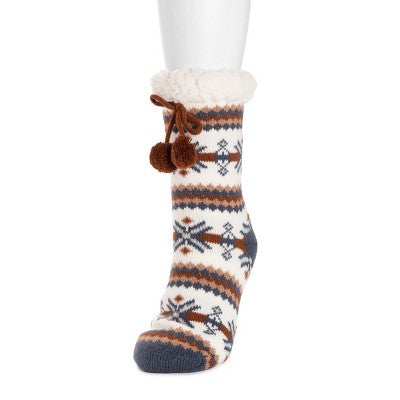 MUK LUKS Women's Tall Cabin Socks