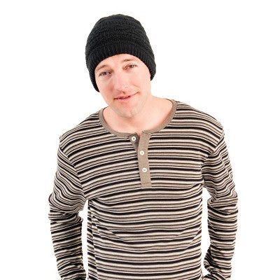 MUK LUKS Men's Textured Beanie