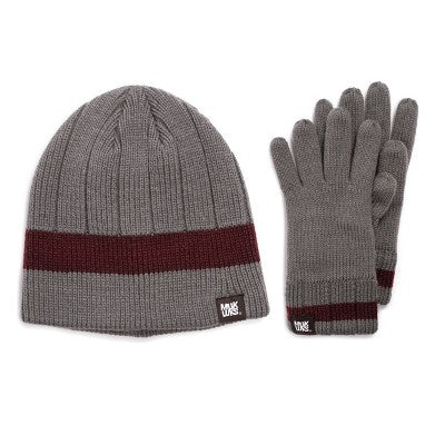 MUK LUKS Men's Beanie And Glove Set