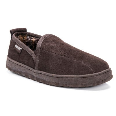 MUK LUKS Men's Eric Printed Berber Suede Slip On