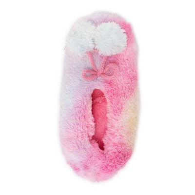 MUK LUKS Women's Tie Dye Ballerina Slipper Sock