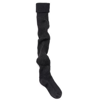 MUK LUKS Women's Chunky Ribbed Over The Knee Socks