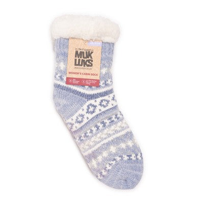 MUK LUKS Women's Chenille Cabin Sock