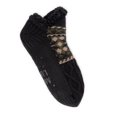 MUK LUKS Men's 6 Pair Pack No Show Socks