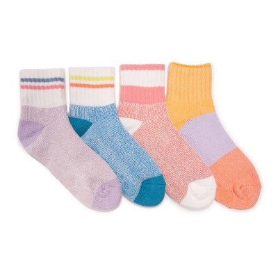  MUK LUKS Women's Set Of 4 Spring Lounge Sock