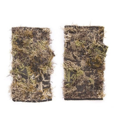  MUK LUKS Quietwear Men's Fingerless Camo Grass Gloves, Grassy, One Size Fits Most