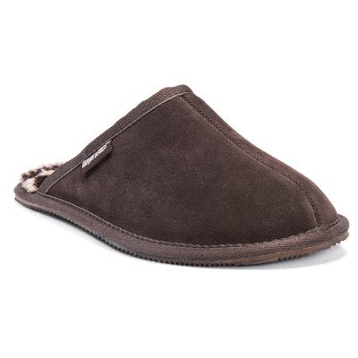  MUK LUKS Men's Dave Printed Berber Suede Scuff