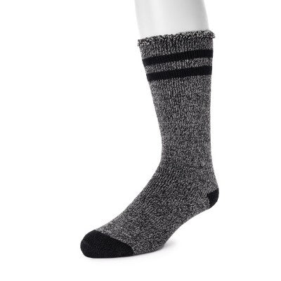 MUK LUKS Men's 1 - Pair Heat Retainer Thermal Insulated Socks