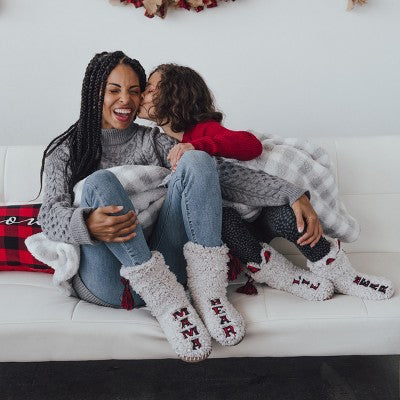  MUK LUKS Women's Family Slipper Socks