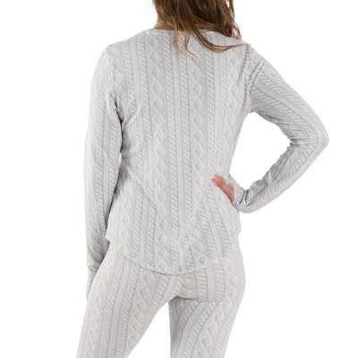  MUK LUKS Women's Cozy Layer Long Sleeve Shirt