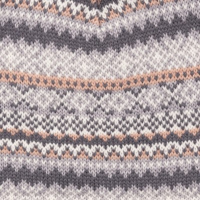  MUK LUKS Women's Patterned Turnback Cuff Slouchie Beanie