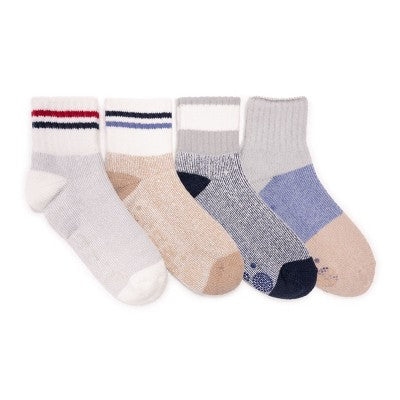  MUK LUKS Women's Set Of 4 Spring Lounge Sock