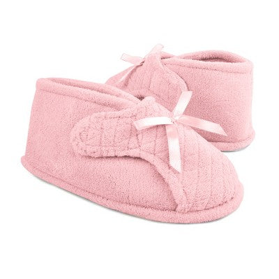  Softones By MUK LUKS Women's Micro Chenille Adjustable Bootie Slippers
