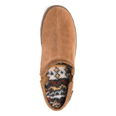 MUK LUKS Men's Matt Printed Berber Suede Clog