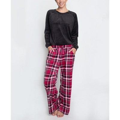  MUK LUKS Women's Winter Warmup Pajama Set