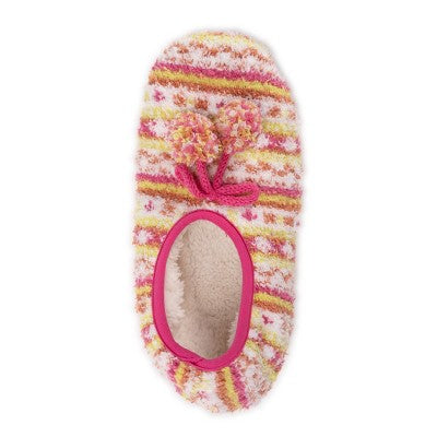  MUK LUKS Women's Terry Ballerina Slipper Sock
