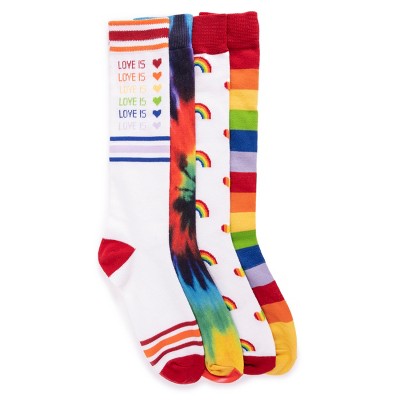  MUK LUKS Women's 4 Pack Knee High Sock