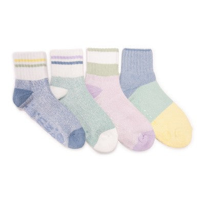  MUK LUKS Women's Set Of 4 Spring Lounge Sock
