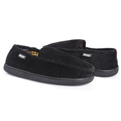  MUK LUKS Men's Corduroy Slipper With Flannel Lining