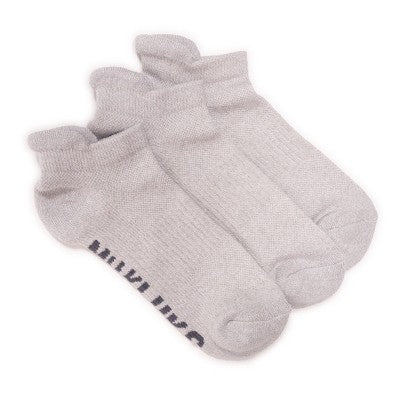  Muk Luks Women's 3 Pack Nylon Compression Ankle Socks