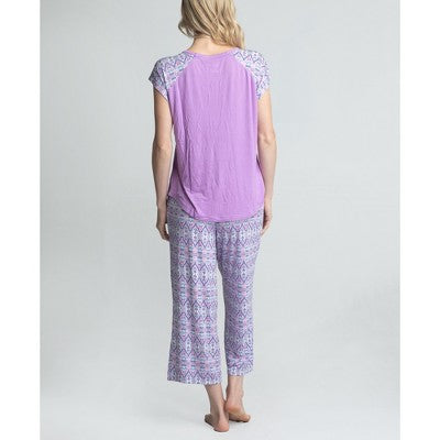  MUK LUKS Women's Blue Lagoon Pajama Set