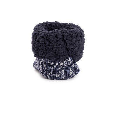  MUK LUKS Women's Popcorn Cuff Bootie Slippers