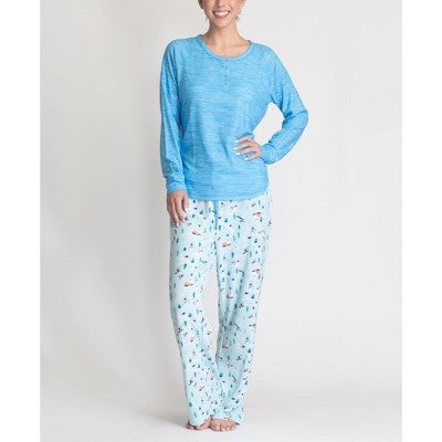  MUK LUKS Women's Cozy Morning Pajama Set
