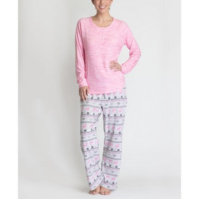  MUK LUKS Women's Cozy Morning Pajama Set