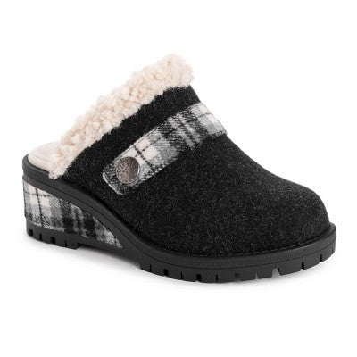  MUK LUKS Women's Norway Bergen Wedge Clog Shoes