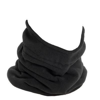  MUK LUKS Quietwear Unisex Fleece Neck Gaiter, Black, One Size Fits Most