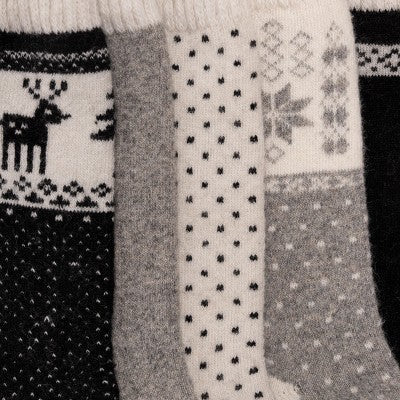  Muk Luks Women's 5 Pack Wool Socks