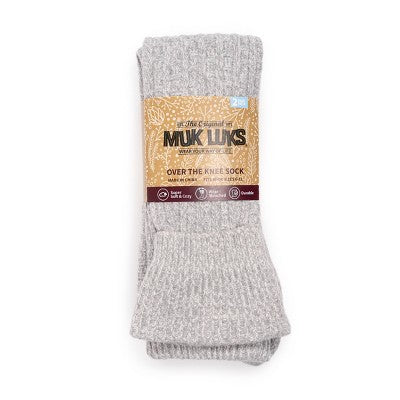  MUK LUKS Women's 2 Pair Pack Marl Over The Knee Socks