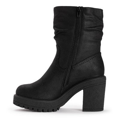  MUK LUKS Women's Riser Pop Heeled Boots