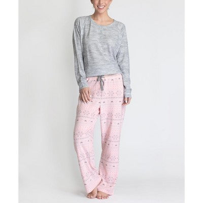  MUK LUKS Women's Cozy Morning Pajama Set