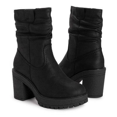  MUK LUKS Women's Riser Pop Heeled Boots