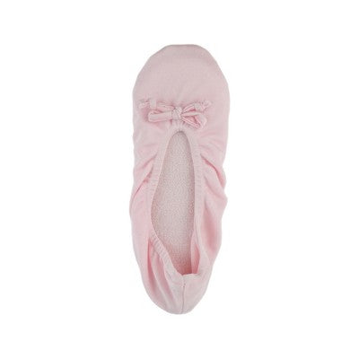  Softones By MUK LUKS Women's Stretch Satin Ballerina Slipper
