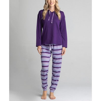 MUK LUKS Women's Restorative Harmony Hoodie Lounge Set