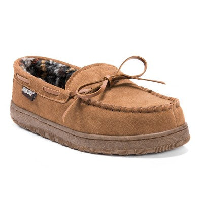  MUK LUKS Men's Paul Printed Berber Suede Slipper