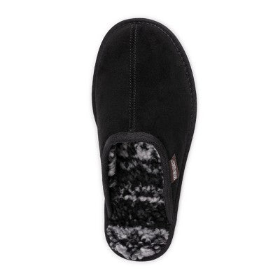  MUK LUKS Men's Dave Printed Berber Suede Scuff