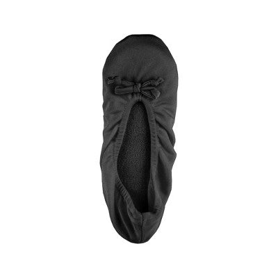  Softones By MUK LUKS Women's Stretch Satin Ballerina Slipper