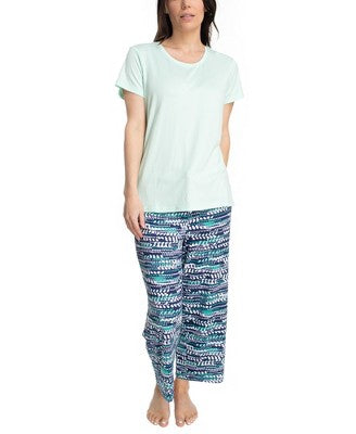  MUK LUKS Womens 2 Piece Feel Good Pajama Set