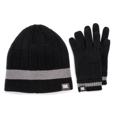  MUK LUKS Men's Beanie And Glove Set